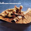 โมเดลฟิกเกอร์ทหารพร้อมฐาน AFV ขนาด 1/35 HF517 US.MARINES GUNNER & GRENADIER WITH BASE