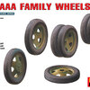 โมเดลฟิกเกอร์ MiniArt ขนาด 1/35 MI35112 GAZ-AAA Family Wheels Set