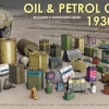 โมเดลฟิกเกอร์ถังน้ำมัน MiniArt ขนาด 1/35 MI35595 Oil & Petrol Cans 1930-40s