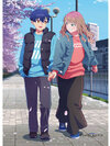 GRIDMAN UNIVERSE New Illustration B2 Wall Scroll (Yomogi & Yume / Sakura Date) Double Suede(Pre-order)