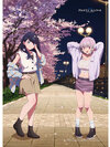 GRIDMAN UNIVERSE New Illustration B2 Wall Scroll (Rikka & Akane / Yozakura Date) Double Suede(Pre-order)