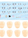 Sousai Shoujo Teien CUSTOMIZED FACE & DECAL SET Vol.7 [DESIGNED BY RAGUHONOERIKA FOR MADOKA YUKI B](Pre-order)