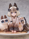 [Bonus] DLC Series Tea Time Cats x Siamese Cat Azuki-san Friendship Collaboration Exclusive Set Complete Figure(Pre-order)