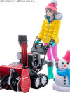 PLAMAX MF-62: minimum factory Minori with Honda Small Snow Plow HSS1170n (JX) 1/20 Plastic Model(Pre-order)