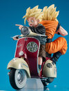 Desktop Real McCoy EX Dragon Ball Z Super Saiyan Son Goku & Super Saiyan Son Gohan & Bike(Pre-order)