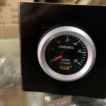 เกจ์วัดรอบดีเซล 2 นิ้ว 6000 RPM 12V ต่อกับไดชาร์ท