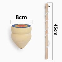 [สื่อการสอนภาษาเกาหลี] ลูกข่าง กีฬาพื้นบ้านเกาหลี 팽이 Korean Spinning Top เส้นผ่าศูนย์กลาง 8 ซม.