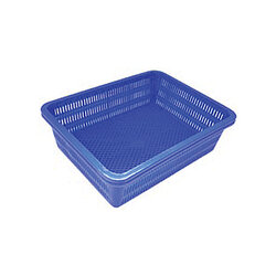 ตะกร้าพลาสติก กลาง (32x40 ซม.)