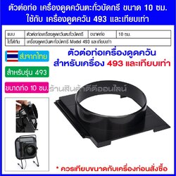 ฝาหลัง 493 และเข็มขัดรัดท่อ สำหรับเครื่องดูดควันตะกั่วบัดกรี 493