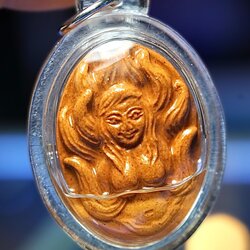 นางจิ้งจอกเก้าหาง (เลี่ยมน้ำมัน) Nine-Tailed Fox. (Inlaid oil) SKU-02112