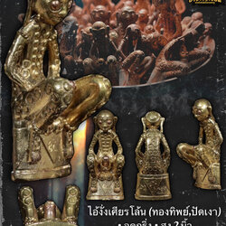 ไอ้งั่งเศียรโล้น (ทองทิพย์,ปัดเงา) Bald Head Ngang (Magic Brass,Brushed) SKU-02893
