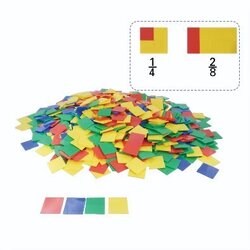จำนวนนับสี่เหลี่ยม (400 ชิ้น) Plastic Color Tiles