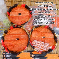 แซลมอนนอร์เวย์ แล่ยกตัว (5-5.5 kg)