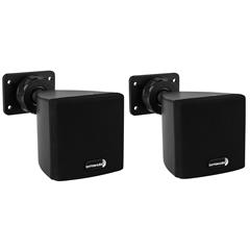 Dayton Audio SAT3WB 3" Cube Speaker Pair Black / White