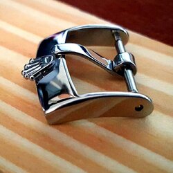 Buckle Rolex stainless หัวเข็มขัดสำหรับสายนาฬิกาหนัง สำหรับนาฬิกาRolex vintage