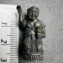 กุมารทองกวักทรัพย์ สองจุก (ทองแดง) Double-Tuft Kumarnthong Beckoning Wealth (Copper) SKU-01831