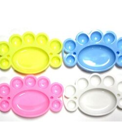 จานใส่สีสำหรับระบายหน้ากากงิ้วปักกิ่ง