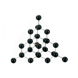 แบบจำลองผลึกเพชร