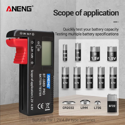ANENG BT-168 PRO Multiple Battery Tester เครื่องวัดและทดสอบแบตเตอรี่ เครื่องวัดถ่านแบบดิจิตอล เครื่องวิเคราะห์ความจุแบตเตอรี่