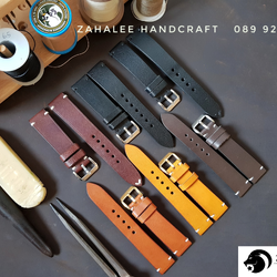 Zahalee HandCraft สายนาฬิกาหนังแท้ หนังนำเข้าจากItaly ขนาด 18mm