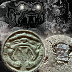 หนุมานอมพลับพลา (เนื้อผงพิเศษ) Hanuman Swollowing Pavilion. (mystic powder material) SKU-04061