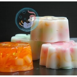 วิธีทำสบู่แฟนซี สบู่ใสสอดไส้ และสบู่ขุ่นลายหินอ่อน