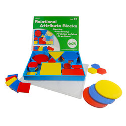 ชุดแบบรูปเรขาคณิตและความสัมพันธ์ Relational Attribute Blocks