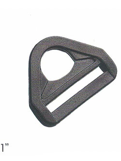 ห่วงห้าเหลี่ยม มีรู พลาสติก ขนาด 2.5 ซม. (1 นิ้ว) (บรรจุ 5 ตัว/แพค-1000 ตัว/แพค)