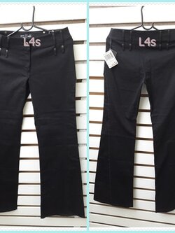 FF06009 ของใหม่ กางเกงสีดำ แบรนด์ สีดำ MNG เอว 27-28 นิ้ว