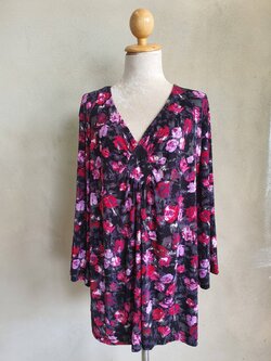 FF05021 เสื้อผ้ามือสอง สาวอวบ พลัสไซส์ แบรนด์ JACLYN SMITH อก 50-60 นิ้ว