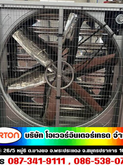 พัดลมสแตนเลสติดตั้งฟรี, พัดลมสแตนเลสติดผนัง ตะแกรงหน้าหลัง ขนาด 24 นิ้ว 30นิ้ว 32 นิ้ว 36นิ้ว 40 นิ้ว 42นิ้ว 46นิ้ว 50นิ้ว 56นิ้ว
