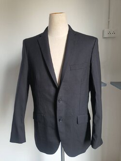 SUIT-B0003 เสื้อสูท มือสอง สีดำ แบรนด์ JOURNAL WORKS อก 40 นิ้ว