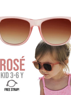Hipsterkid Rosé Sunglasses Age 3-6 แว่นกันแดดเด็กสีโรเซ่
