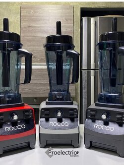 ROCCO PRO-661 เครื่องปั่นน้ำผักผลไม้ 1,500 W . 2 ลิตร สีแดง สีดำด้าน