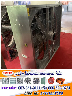 พัดลมเป่าแบบตะแกรง, พัดลมระบายอากาศ แบบตะแกรง, พัดลมอุตสาหกรรม วัสดุทนทาน 087-341-9111