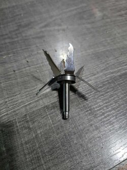 ใบมีด TEFAL เครื่องปั่นโถแก้ว BL233 2ลิตร 600W