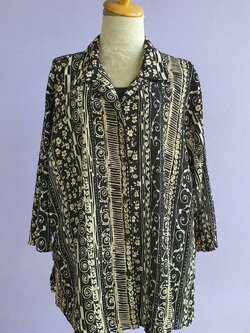 FF03097 เสื้อแฟชั่น มืิอสอง แบรนด์ NOTATIONS อก free-52 นิ้ว