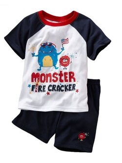 ชุดเด็กชายลาย monster