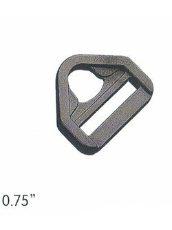 ห่วงห้าเหลี่ยม มีรู พลาสติก ขนาด 2.0 ซม. (6 หุน) (บรรจุ 5 ตัว-1000 ตัว)