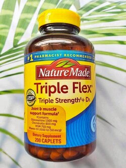 Nature Made Triple Flex Triple Strength + D3, 200 Caplets