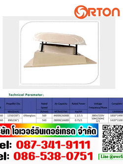 พัดลมหลังคา >> พัดลมระบายอากาศหลังคา ราคาพิเศษ พัดลมหลังคา รับติดตั้งพัดลมหลังคา