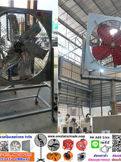 พัดลมใบแดง พัดลมอุตสาหกรรมใบแดง มีตะแกรงหน้า-หลัง พัดลมดูดอากาศในครัว พัดลมดูดควันห้องครัว พัดลมอุตสาหกรรมใบแดง, พัดลมใบพัดแดง, พัดลมใบแดงระบายอากาศ ติดผนัง พัดลมระบายอากาศแบบธรรมดา , พัดลมใบแดง