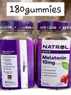 Natrol Gummies Melatonin 10 mg. 180 Gummies
