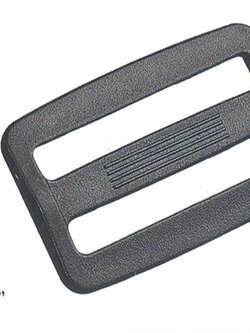 ตัวล๊อคกระเป๋า พลาสติก แบบเหลี่ยม 2 ช่อง ขนาด 3.8 ซม. (1.5 นิ้ว) (บรรจุ 10 ตัว-1000 ตัว)