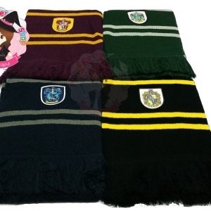 ผ้าพันคอไหมพรมประจำบ้าน แบบหนา รุ่นแรก พู่สั้น