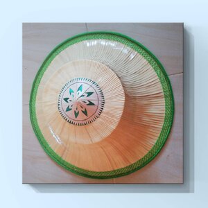 งอบชาวนากรุใบลานเส้นผ่านศูนย์กลาง 17 นิ้ว เหมาะสำหรับใส่ออกไร่ นา