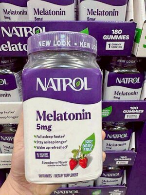 Natrol Gummies Melatonin 5 mg. 180 Gummies