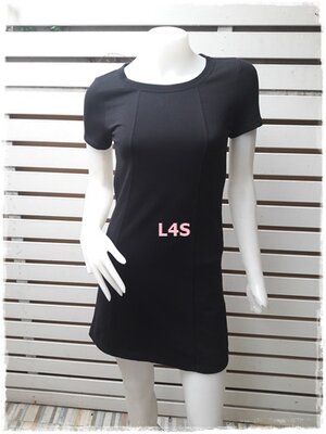 FF01655 เดรสแฟชั่น มือสอง สีดำ UIQLO อก 30-32 นิ้ว