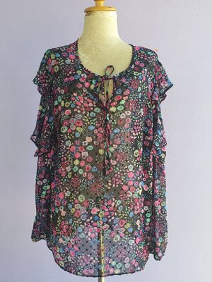 FF03028 เสื้อแฟชั่น มือสอง แบรนด์ Libby Edelman อก free-44 นิ้ว