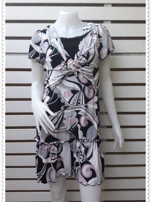 FF01626 เดรสแฟชั่น มือสอง อก 30-34 นิ้ว